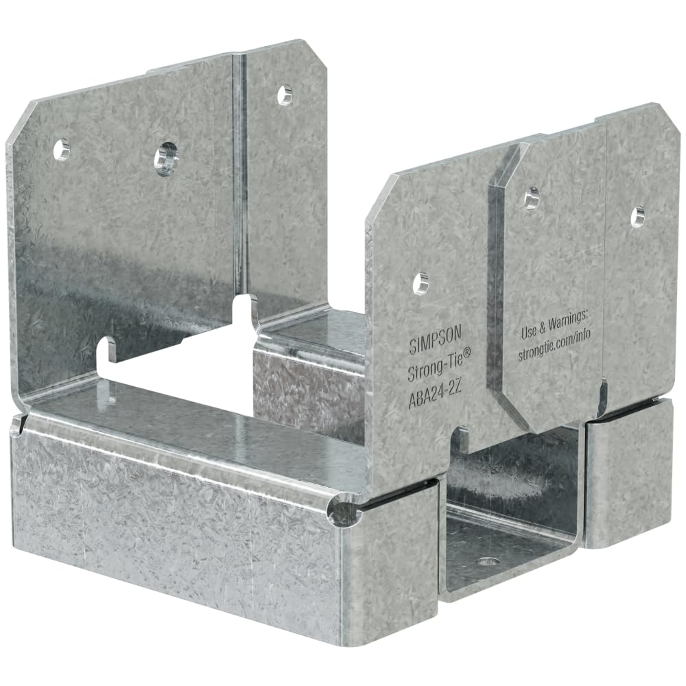 Amazon.com: Simpson Strong-Tie ABA24-2Z ABA ZMAX Galvanized